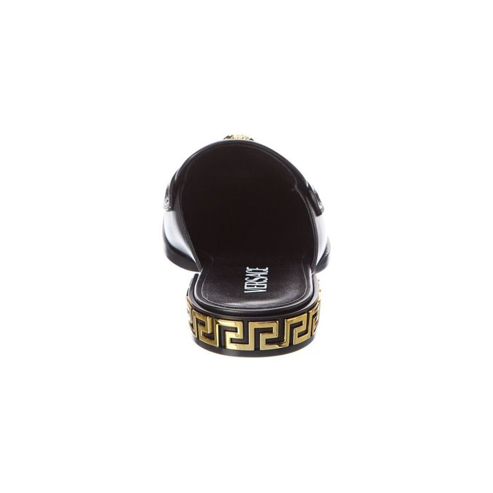 Versace La Medusa Leather Loafer, Black - Picture 3 of 5